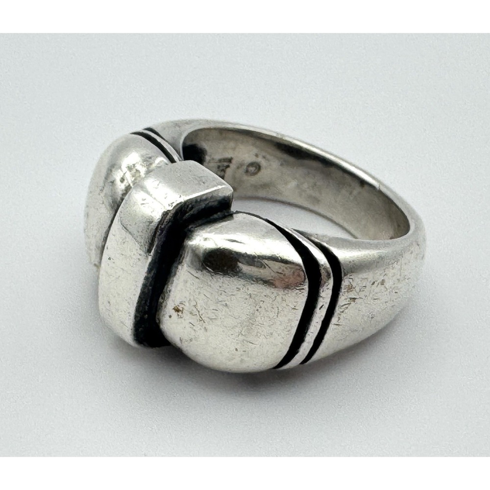 James Avery Compression Ring Sterling Silver Retired JA STER Size 10.5 25.45g